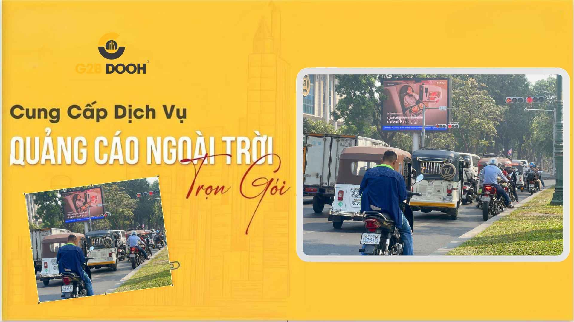 Nhận báo giá chiến dịch Quảng cáo LED Canadian Park Phnom Penh Etihad
