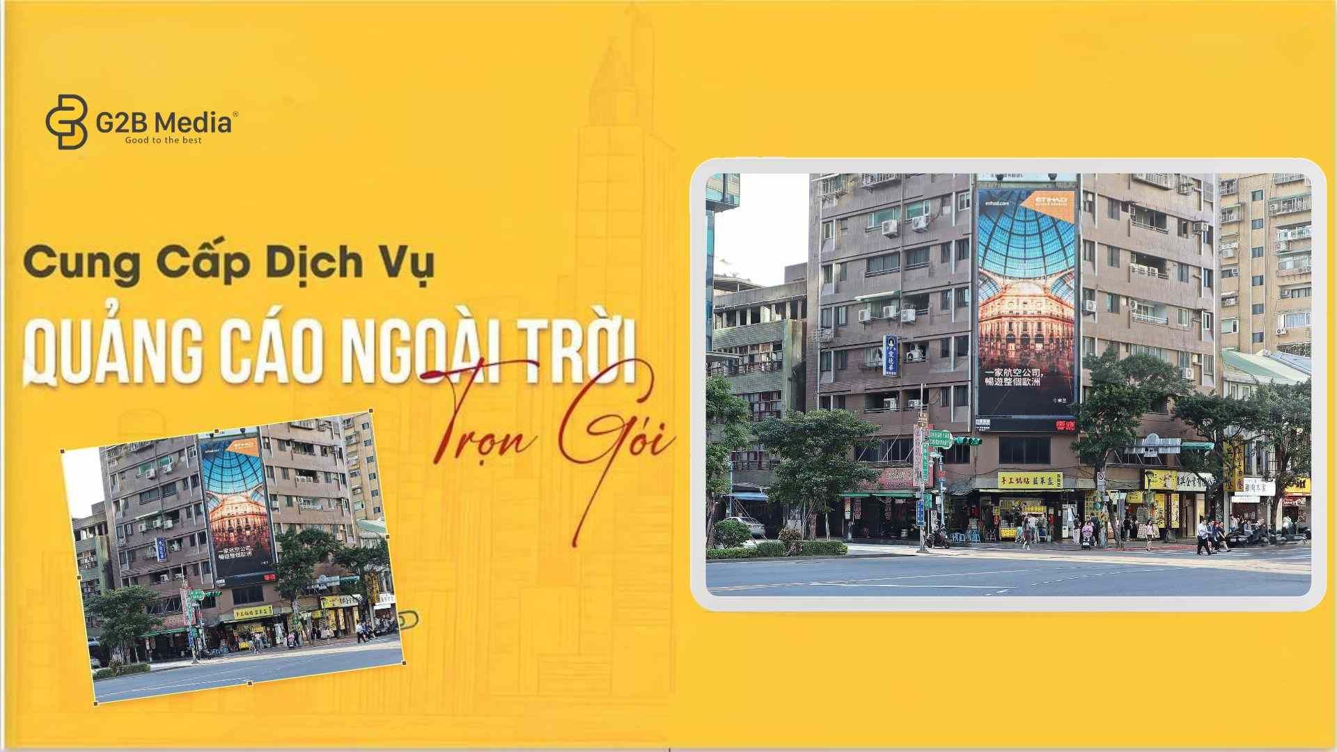 Bằng chứng nghiệm thu quảng cáo màn hình LED Etihad tại Q Square Đài Loan độ sáng sắc nét